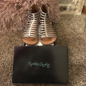 Cynthia Rowley Crystal Gladiator Sandals